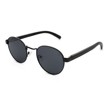 OC.MT.4010-0101.3 Oculos de Sol Masculino Chilli Beans Redondo Polarizado Preto -2-